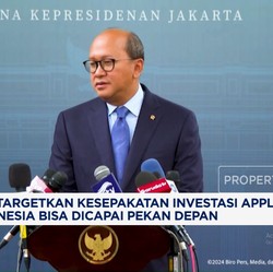 Video: Rosan Targetkan Kesepakatan Investasi Apple Selesai Pekan Depan