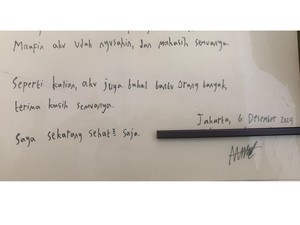 Surat ABG Cilandak Pembunuh Ayah-Nenek untuk Ibu: Maafin Aku