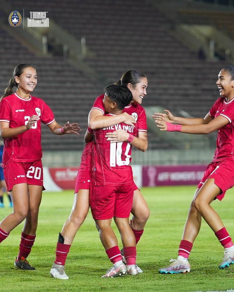Timna Indonesia juara piala AFF Wanita. (Dok. PSSI) Timna Indonesia juara piala AFF Wanita. (Dok. PSSI)