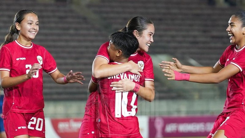 Timna Indonesia juara piala AFF Wanita. (Dok. PSSI)