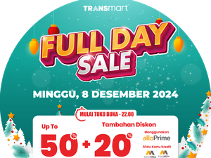 Transmart Full Day Sale Besok Datang Lagi! Yuk Kejar Diskon 50% + 20%