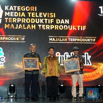 OJK Apresiasi CNBC Indonesia Sebagai Media Terproduktif