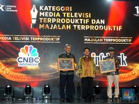 OJK Apresiasi CNBC Indonesia Sebagai Media Terproduktif