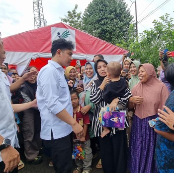 Penampakan Wapres Gibran Blusukan Cek Lokasi Bencana di Sukabumi