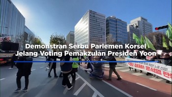 Video: Pendemo Serbu Parlemen Korsel Jelang Pemakzulan Presiden Yoon