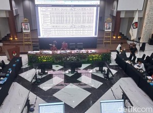 Pleno Rekapitulasi KPU Sumsel: HDCU 2.220.437, ERA 1.082.241, Matahati 999.141