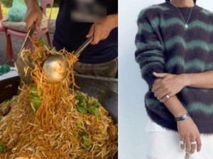 Pembeli Ragukan Kehalalan Makanan Buatan Pria Pakai Gelang Ini