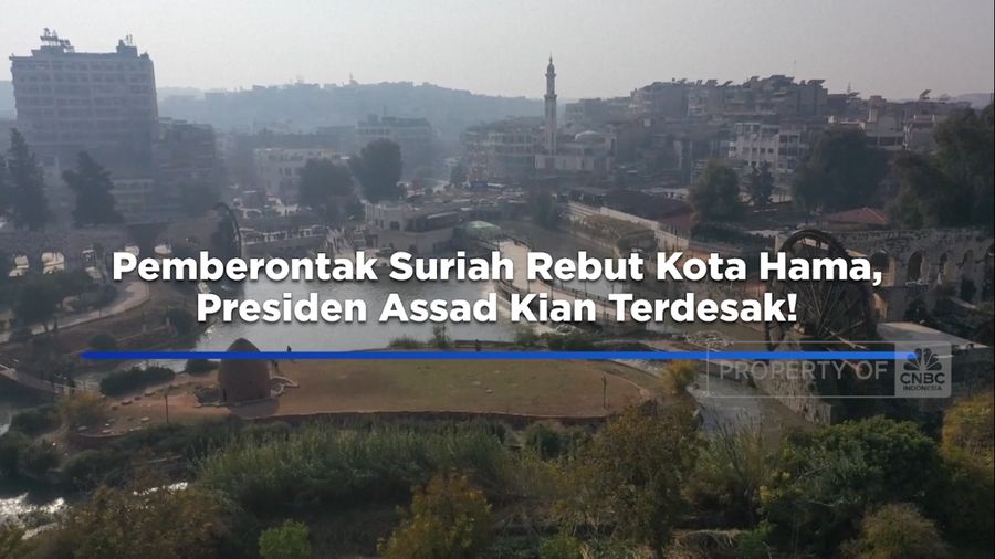 Pemberontak Suriah Rebut Kota Hama, Presiden Assad Kian Terdesak!(CNBC Indonesia TV)