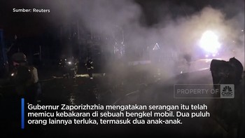 Video: Rusia Bombardir Kota Zaporizhzhia Ukraina, 9 Tewas & 20 Terluka
