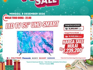 Cuma di Transmart Full Day Sale, Beli Smart TV Dapat Diskon Besar