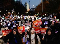 Bak Lautan Manusia, Potret Warga Korsel Demo Tuntut Presiden Lengser