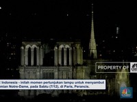 Detik-detik Dibukanya Kembali Notre-Dame