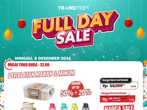 Botol Minum-Kotak Makan Keren Mulai Rp 20 Ribuan di Transmart Full Day Sale!
