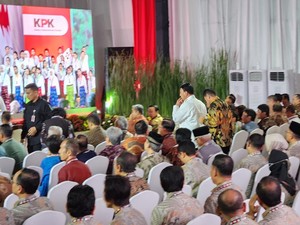 Budi Gunawan Hadiri Peringatan Hari Antikorupsi, Disambut Pimpinan KPK