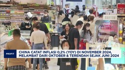 Video: China Catat Inflasi 0,2% (yoy) di November 2024