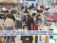 Video: China Catat Inflasi 0,2% (yoy) di November 2024