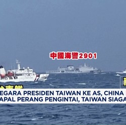Video: China Kirim Kapal Perang Pengintai, Taiwan Siaga Penuh