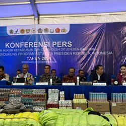 Bea Cukai Tindak Barang Ilegal Bernilai Miliaran di Jawa Tengah