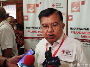 Ditunjuk Lagi Jadi Ketua Umum Palang Merah Indonesia, JK: Tak Ada Calon Lain