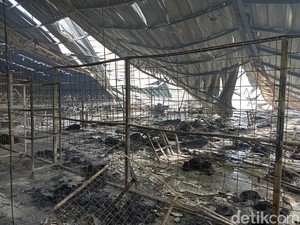 Luluh Lantak Kondisi Pabrik Garmen Magelang Usai Kebakaran Hebat