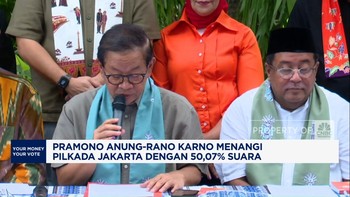 Video: Pramono-Rano Karno Menangi Pilkada Jakarta dengan 50,07% Suara
