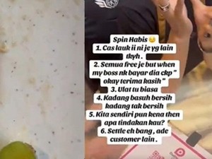 Pria Protes Ada Belatung di Makanannya, Pihak Resto Tak Akui Kesalahan