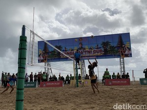 Kodam IX/Udayana Gelar Voli Pantai Panglima Cup, Diikuti 86 Tim