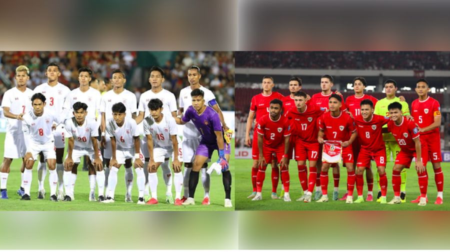 Timnas Indonesia vs Timnas Myanmar. (Tangkapan Layar) Timnas Indonesia vs Timnas Myanmar. (Tangkapan Layar)