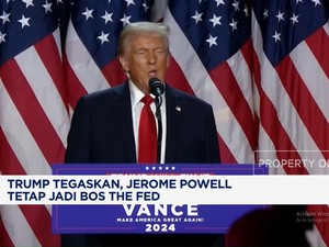  Trump Tegaskan, Jerome Powell Tetap Jadi Bos The Fed
