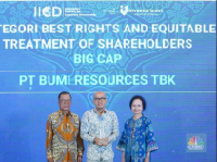 Perkuat Tata Kelola, Bumi Resources (BUMI) Sabet Dua Penghargaan Ini