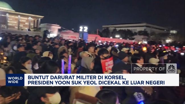 Video: Buntut Darurat Militer Korsel, Presiden Yoon Dicekal