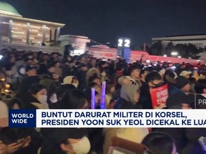  Buntut Darurat Militer Korsel, Presiden Yoon Dicekal