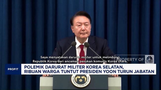 Video: Polemik Darurat Militer Korsel, Presiden Yoon Diminta Turun