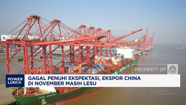 Video: Gagal Penuhi Ekspektasi, Ekspor China di November 2024 Lesu