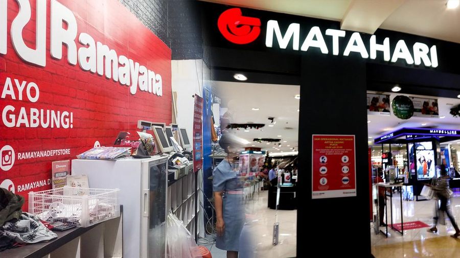 Kolase Ramayana dan Matahari Departemen Store. (CNBC Indonesia)