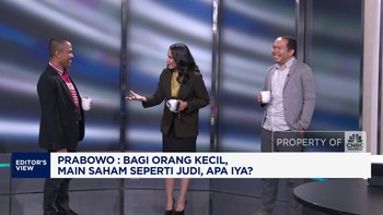 Video: Prabowo Sebut Orang Kecil Main Saham Kayak Judi, Apa Iya?