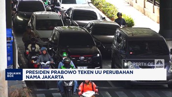 Video: Presiden Prabowo Teken UU Perubahan Nama Jakarta
