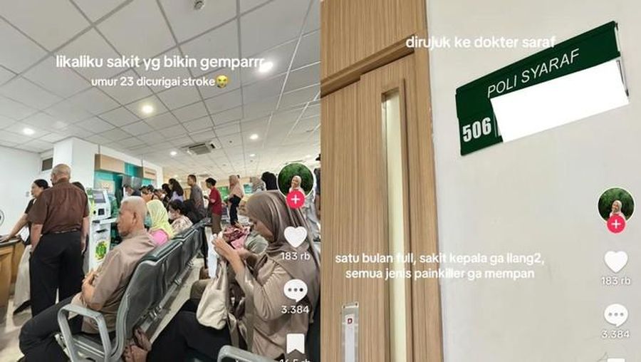 RS Pusat Otak Nasional (RS PON). (Tangkapan layar viral TikTok @ghinaandherlife)