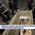 Video: Warga Suriah Jarah Rumah Presiden Assad, Curi Barang Berharga