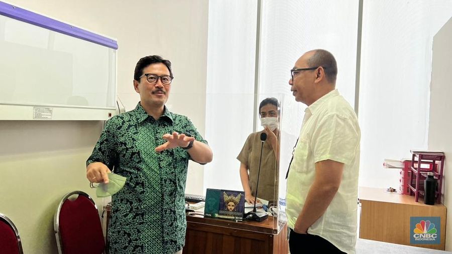 Direktur Utama PT SMI Reynaldi Hermansjah . (CNBC Indonesia/Halima Sadiyah)