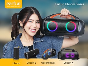 Cari Speaker Bluetooth? EarFun UBOOM Series Hadir dengan Ragam Pilihan