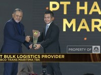 Mantap! Habco Trans Jadi Best Bulk Logistik Provider