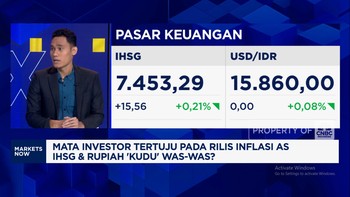 Video: Investor Pantau Rilis Inflasi AS, IHSG & Rupiah 'Kudu' Waspada?