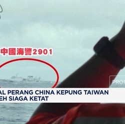Video: Kapal Perang China Kepung Taiwan, Taipei Siaga Ketat