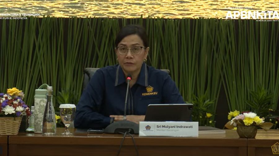 Menteri Keuangan Sri Mulyani dalam Konferensi Pers APBN KITA edisi Desember 2024.(Tangkapan Layar Youtube)