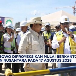 Prabowo Bakal Berkantor di IKN Nusantara Mulai Agustus 2028