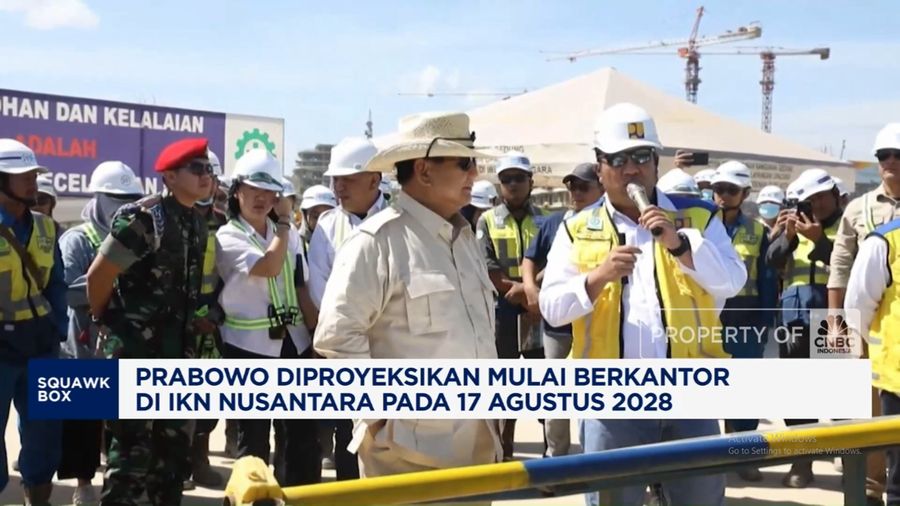 Prabowo Diproyeksikan Berkantor di IKN Nusantara Mulai 17 Agustus 2028