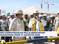 Prabowo Bakal Berkantor di IKN Nusantara Mulai Agustus 2028