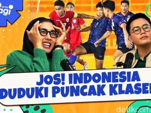 Jos! Indonesia Duduki Puncak Klasemen