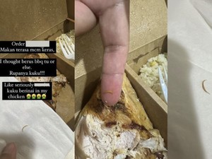 Geli! Ada Potongan Kuku di Pesanan Ayam Panggang